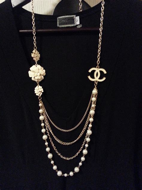 fashion chanel necklace|chanel necklace catalog.